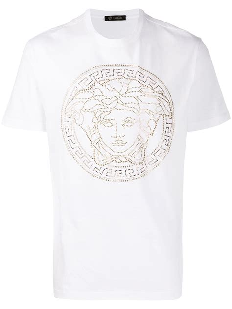 versace white t-shirt|gianni Versace t shirt.